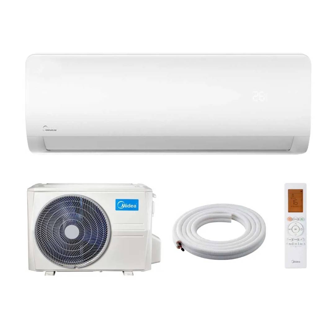 Midea เครื่องปรับอากาศสำหรับที่พักอาศัย mPro Easy Inverter ควบคุมการทำงานอัจฉริยะ รับประกันอะไหล่ 5 ปี คอมเพลสเซอร์ 10 ปี