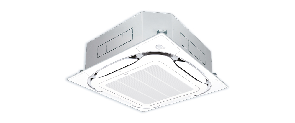 แอร์สี่ทิศทาง DAIKIN INVERTER FCTF-AV2S SERIES แบบฝังฝ้ากระจายลมรอบทิศทาง รุ่นแสตนดาร์ต หน้ากากสีขาวและสีดำ R32 รับประกันอะไหล่ 1 ปี คอมเพลสเซอร์ 5 ปี รีโมทไร้สาย