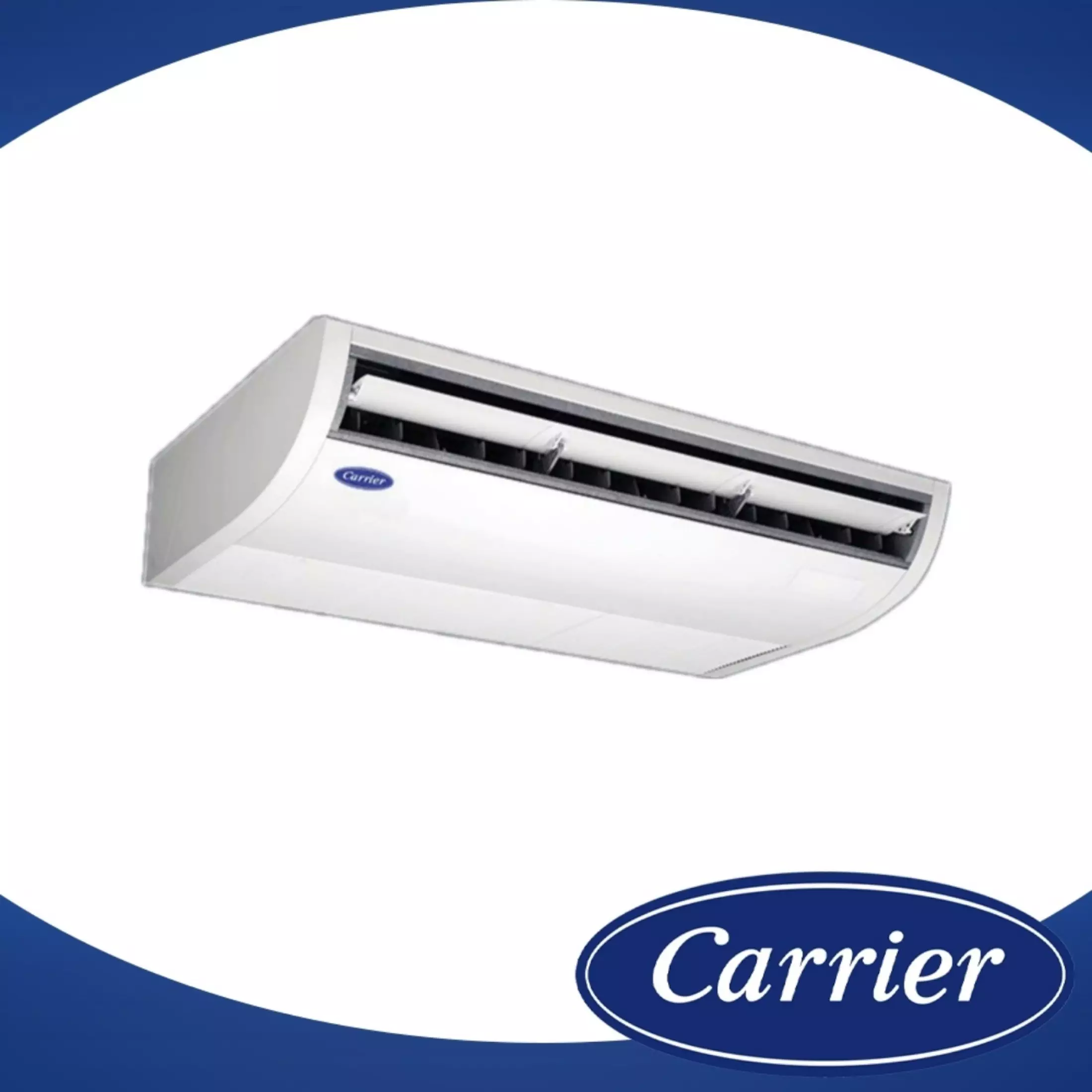 แอร์แขวน CARRIER ประหยัดไฟ เบอร์ 5 รีโมทไร้สาย น้ำยา R32 รับประกันอะไหล่ 1 ปี คอมเพลสเซอร์ 5 ปี รุ่นใหม่ปี 2025